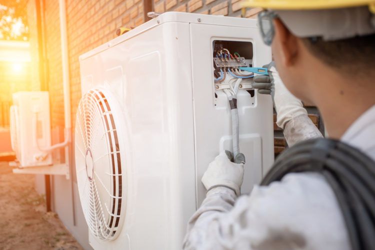 New heating system installation in Brevard, NC