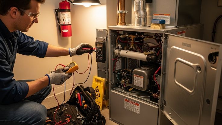 Gas furnace repair