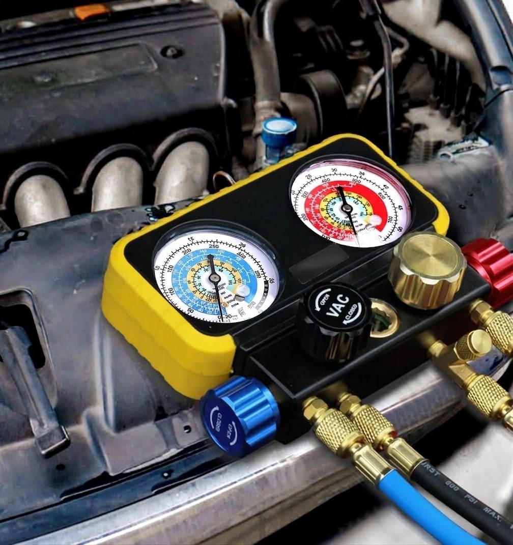 Refrigerant pressure check