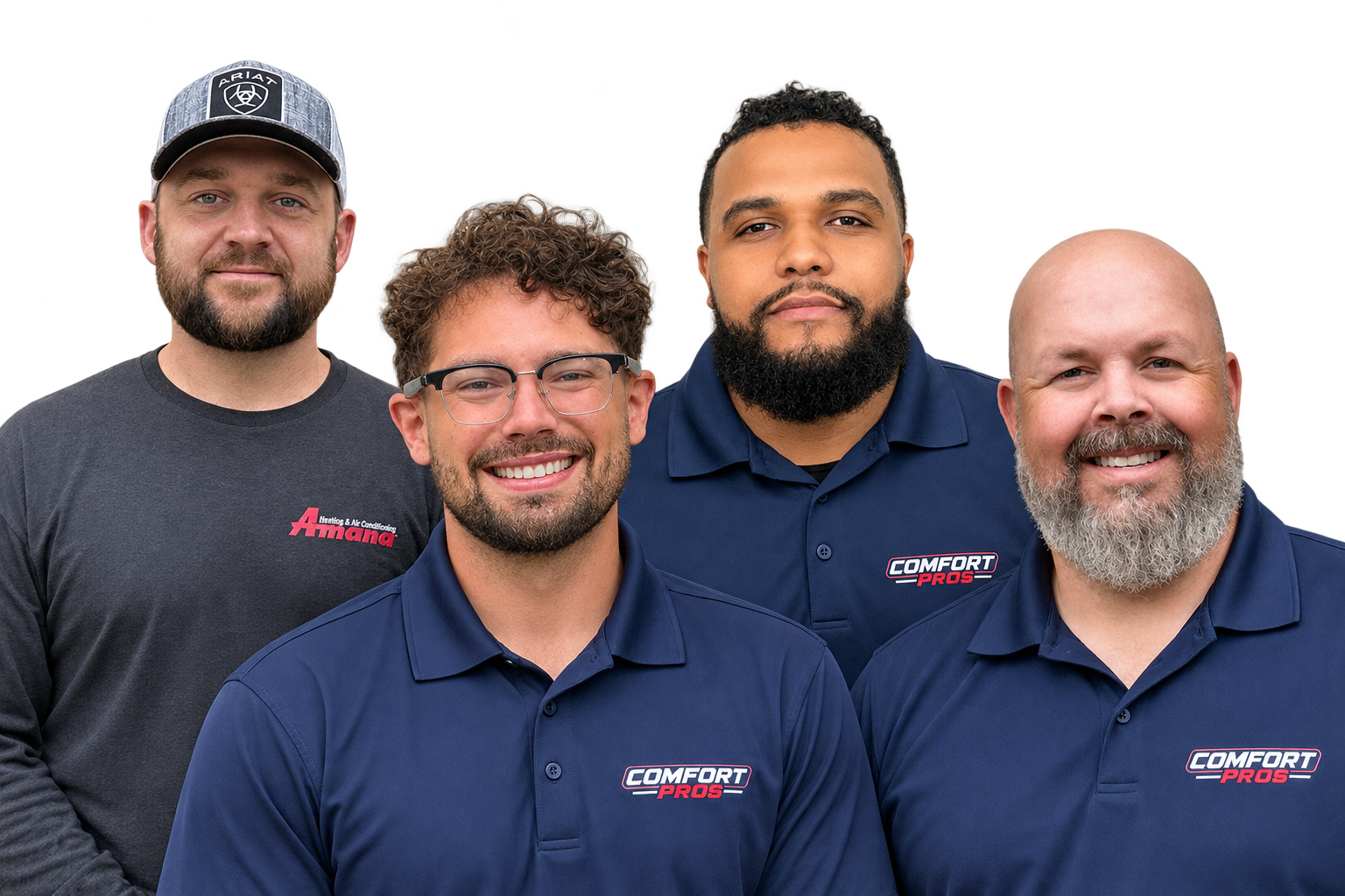 The Comfort Pros Heating and Cooling team serving Brevard and Western North Carolina