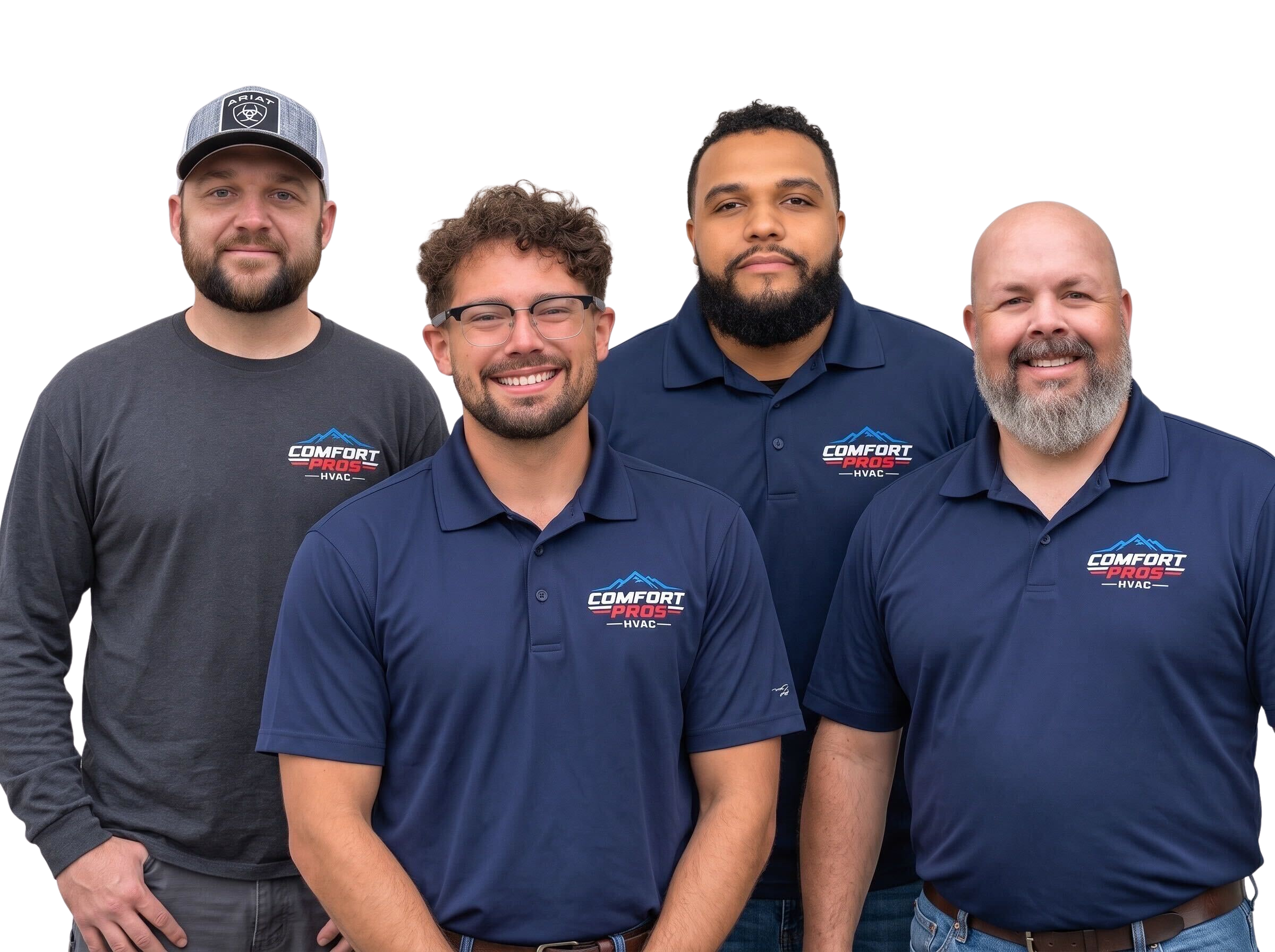 The Comfort Pros Heating and Cooling team serving Brevard and Western North Carolina
